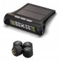 Solar Wireless TPMS Car Tire Pressure LCD Monitoring System + 4 External Sensors