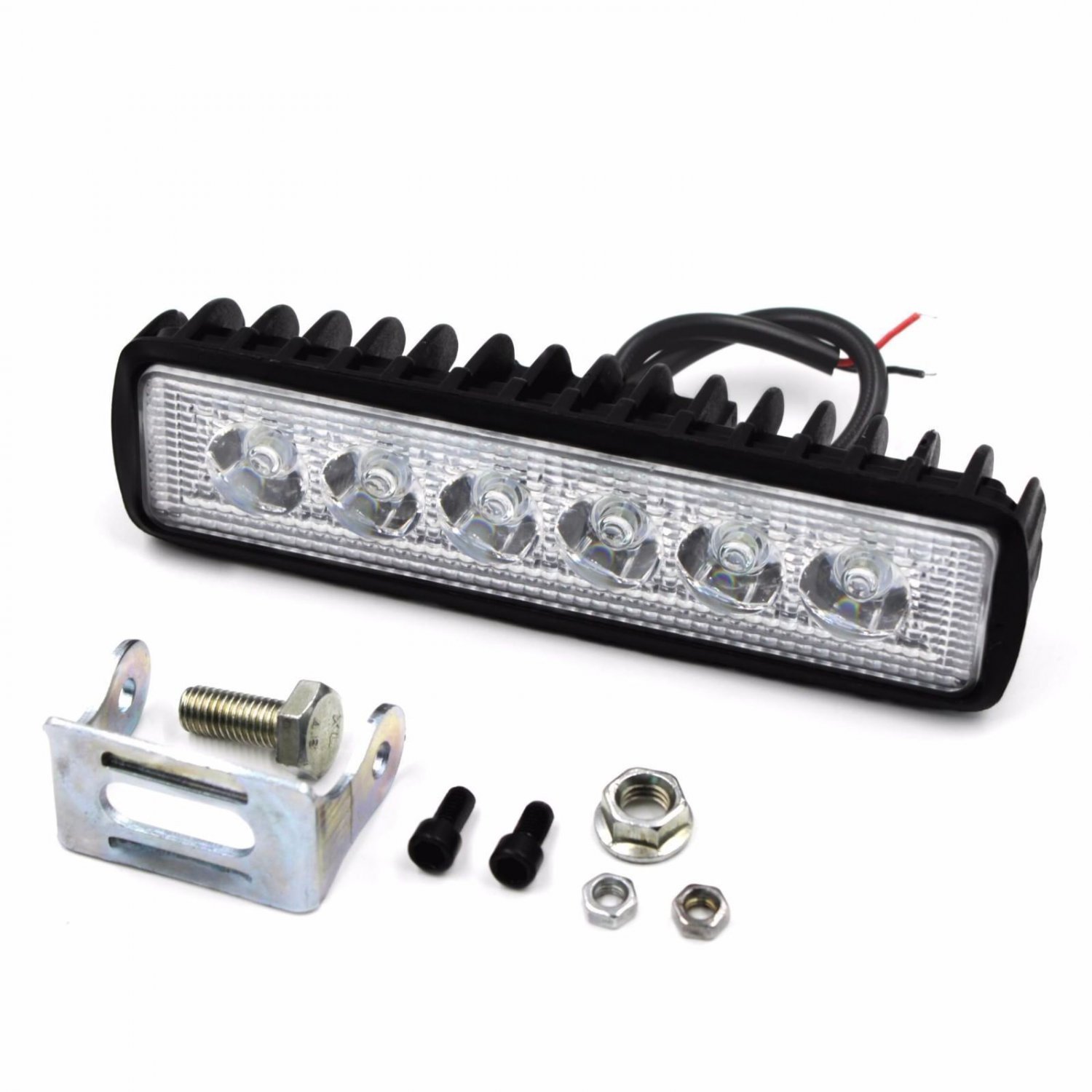 18W 6Inch Spot LED Work Light Offroad Lamp UTE Boat ATV 4WD Light Bar 12-24V