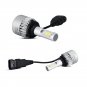 2x 9006 HB4 COB LED Car Headlight Conversion Kit Beam Bulbs 72W 8000LM 6000K S2