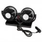 2 Speed Car Truck Dual Fan Lorry Caravan Cool Air Twin Fan 360° Rotation 24V