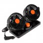 2 Speed Car Truck Dual Fan Lorry Caravan Cool Air Twin Fan 360° Rotation 24V