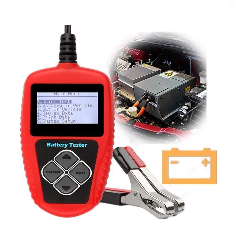 12V Auto Car Battery Load Tester Analyzer Cranking Start 100-2000CCA 220AH BA101