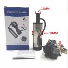 Car SUV 12V Silver Aluminum Submersible Transfer Pump Water Oil Diesel Fuel 38mm
