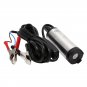 Car SUV 12V Silver Aluminum Submersible Transfer Pump Water Oil Diesel Fuel 38mm