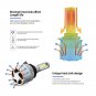 2x S2 Car 9012 72W LED Headlight Bulb Kit COB Chips 8000LM Front Fog Lamp 6500K