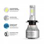 2x S2 H7 COB LED Headlight Kit 72W 8000LM Car Bulb Fog Light White 6500K 12V 24V