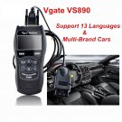 Vgate VS890 Diagnostic Tool Multi-language OBD2 Auto Scantool MaxiScan VS 890