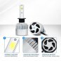 2PCS 72W H1 COB LED Car Headlight Bulbs Auto Led Headlamp 8000lm 6500K Fog Light