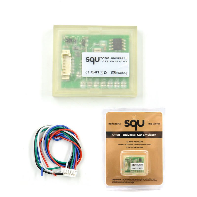 SQU OF68 Universal Car Emulator Support IMMO/Seat Accupancy Sensor/Tacho Program