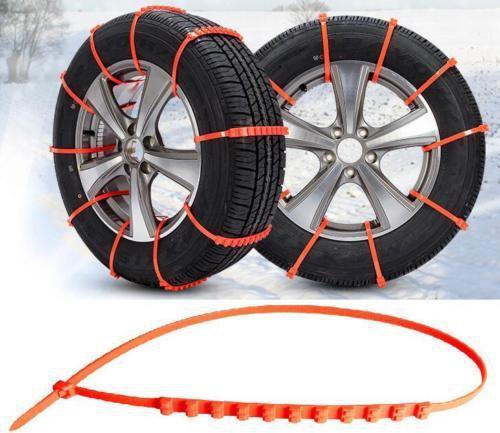 1Pc Anti-skid Chains For Snow Mud Car Truck Wheel Tyre Tire Cable Ties Nylon
