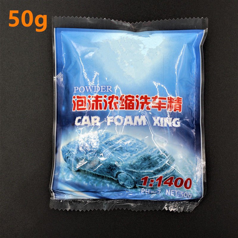 50g Auto Car Vehicle Wash Cleaning Concentrate Shampoo Detergent Powder Washer