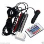4x 9 LED Car Charge Interior RGB Light Accessories Foot Car Decorative 12V DC