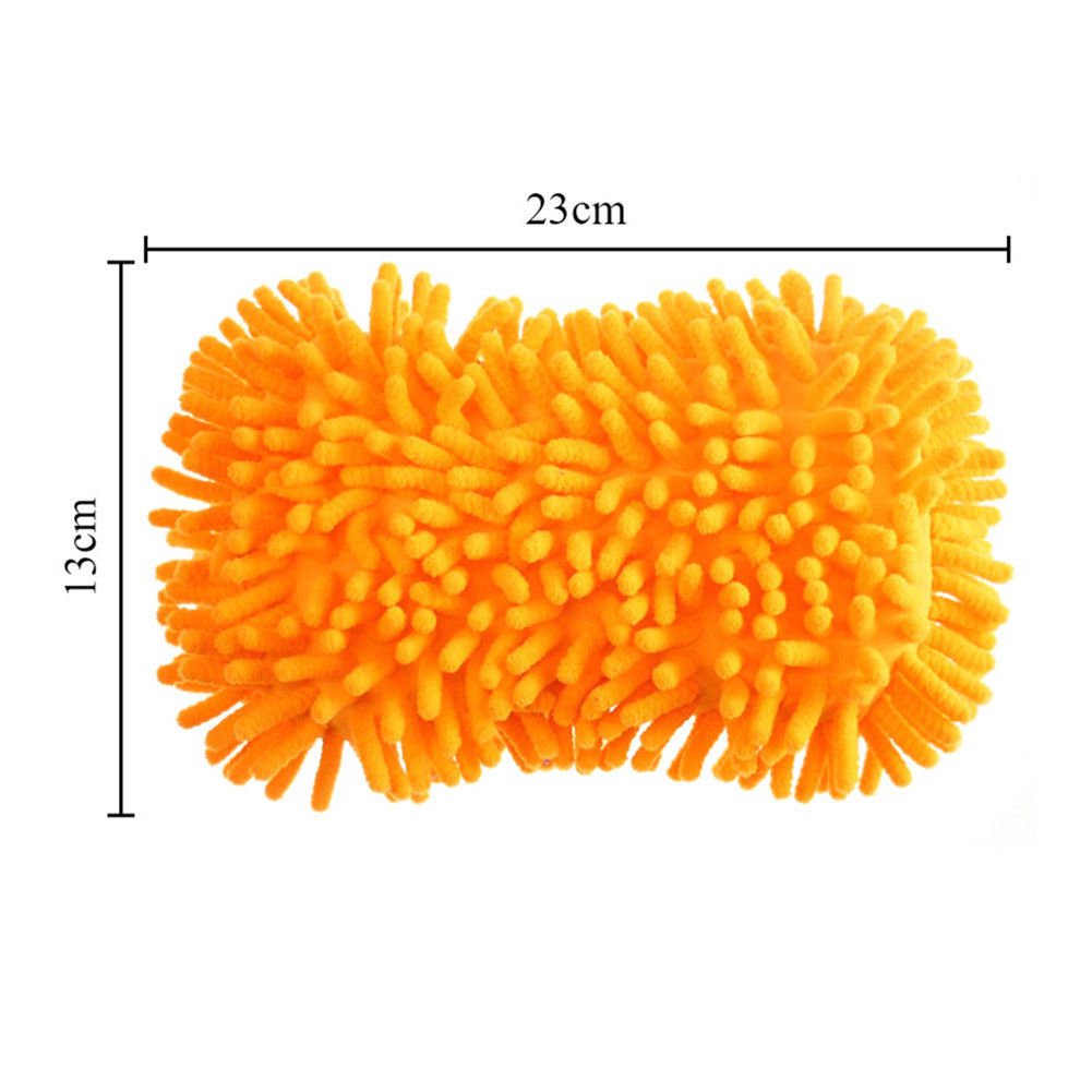 Microfiber Car Auto Hand Wash Towel Washing Gloves Coral Sponge Cleaning Tool