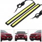 2Pcs Waterproof 12V LED COB Car Auto DRL Driving Daytime Running Lamp Fog Light