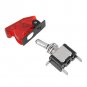 12V 20A Racing Car Boat Truck Illuminated LED Toggle Switch + Red Safety Cover