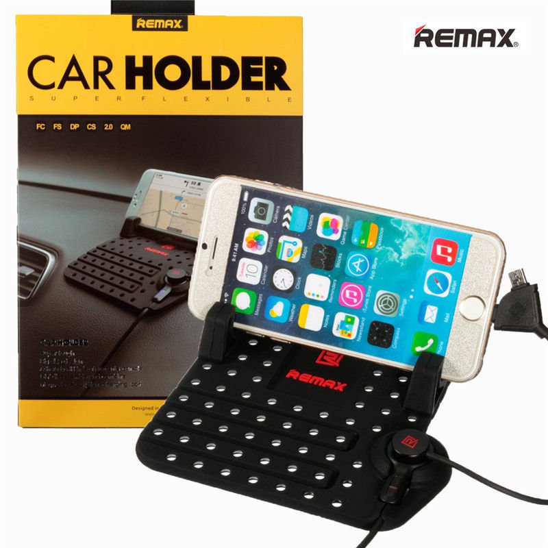 Remax car holder Mount USB charger cardle dashboard pad For Iphone For