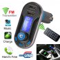 Bluetooth Car Kit  FM Transmitters MP3 Player SD LCD Dual USB Charger W/ Remote