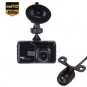 3" Dual Lens Car DVR Full HD 1080P Camera Vedio Recorder Rearview Auto Dash Cam