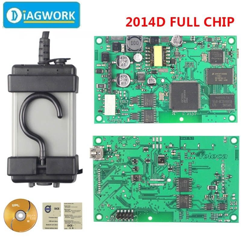 For Volvo Vida Dice 2014D Pro+ Car Scanner Full Chip Green Board Multi-Language