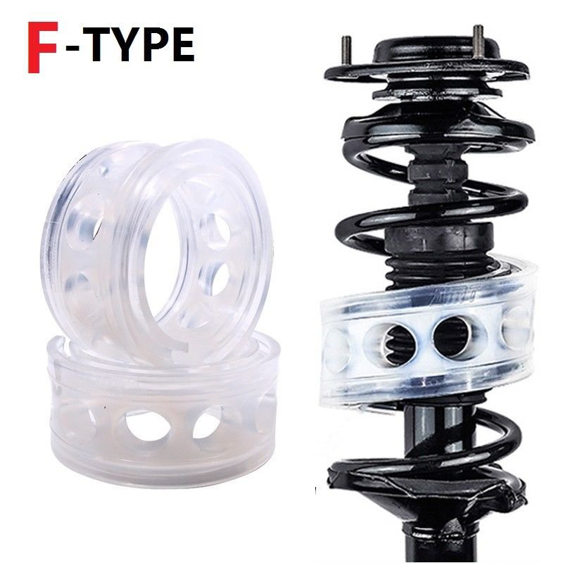 2Pcs Car Shock Absorber Type-F Spring Bumper Power Cushion Buffer Auto-buffers