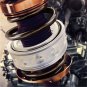 2Pcs Car Shock Absorber Type-C Spring Bumper Power Cushion Buffer Auto-buffers