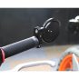 Motorcycle Round 7/8" Handle Bar End Mirror Handlebar Rear View Mirrors Black KK