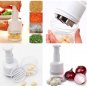 Kitchen Pressing Food Chopper Cutter Slicer Peeler Dicer Vegetable Onion Garlic