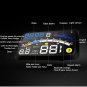 5.5" Car OBD2 II HUD Head Up Display Fuel Consumption Speed Warning System 12V