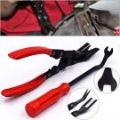 2pc Car Door Upholstery Trim Clip Removal Plier Tool Combo Dash Panel Moulding