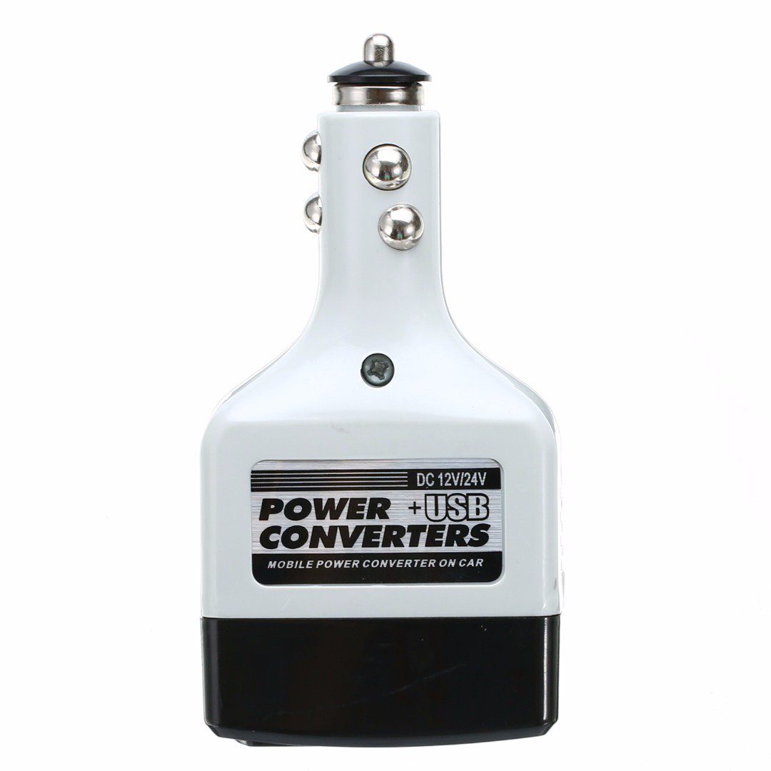 12V DC to AC 220V Car Auto Power Inverter Converter Adapter Adaptor USB Plug