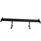 53" Universal Adjustable Lightweight GT Aluminum Rear Wing Racing Spoiler Black
