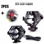2x 125W U5 Motorcycle Cree LED Headlight Driving Fog Lights Spot Lamps + Switch