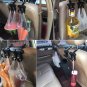 Car Seat Back Headrest Dual Hook Holder Plastic Hanger Fit For Bag Purse Cloth