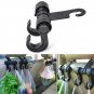 Car Seat Back Headrest Dual Hook Holder Plastic Hanger Fit For Bag Purse Cloth