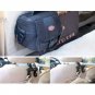 Car Seat Back Headrest Dual Hook Holder Plastic Hanger Fit For Bag Purse Cloth