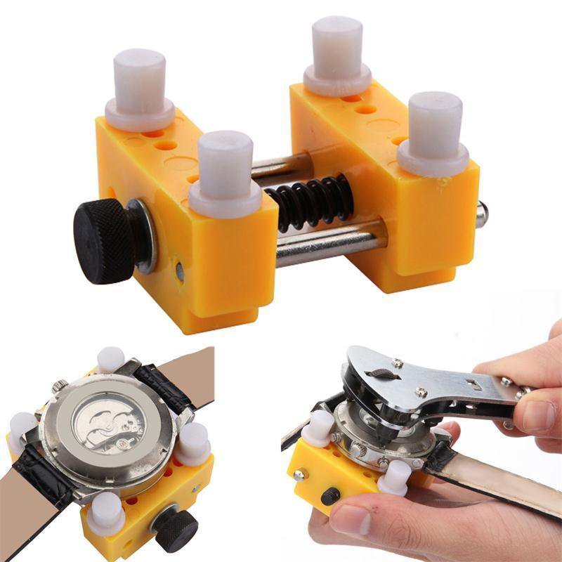 Holder Adjustable Watchmaker Repair Tool Watch Back Case Cover Remover Opener