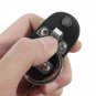 Men Stainless Steel Leather Detachable Key Chain Belt Clip Ring Holder Keyring