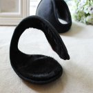 Black Fleece Earmuff Winter Ear Muff Wrap Band Warmer Grip Earlap Gift Men
