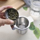 Stainless Steel Mesh Tea Infuser Metal Cup Strainer Loose Leaf Filter With Lid