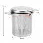 Stainless Steel Mesh Tea Infuser Metal Cup Strainer Loose Leaf Filter With Lid