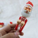 Christmas Boxing Santa Claus Ballpoint Pen with Flash Light Office School Supply
