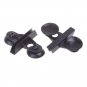 5pcs Aquarium Fish Tank Divider Suction Cup Divider Black Plastic Sheet Holder