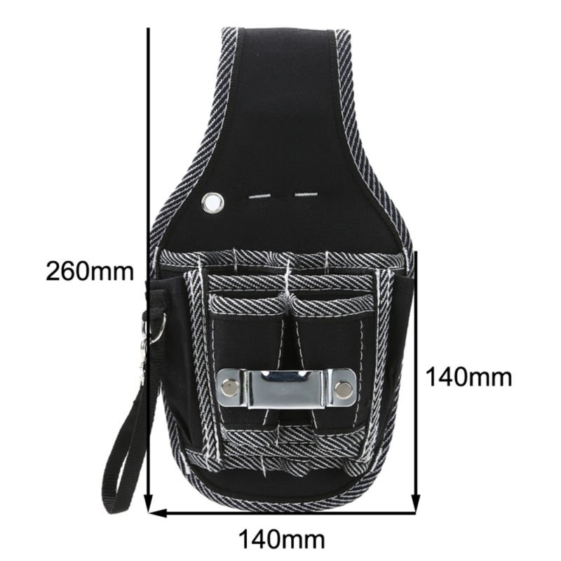 Electrician Waist Pocket Tools Belt Pouch Bag Screwdriver Kit Holder Tool Bag