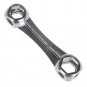 10 in 1 Mini Bicycle Repair Tool Dog Bone Shape Wrench Hexagon Holes Spanner
