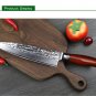 5Pcs Damascus Steel Kitchen Knife sets Professional VG10 Chef Knives Set