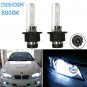 2x Blue D2S D2R HID Xenon Headlight Bulbs For Acura TL TSX RDX MDX NSX ZDX CL RL