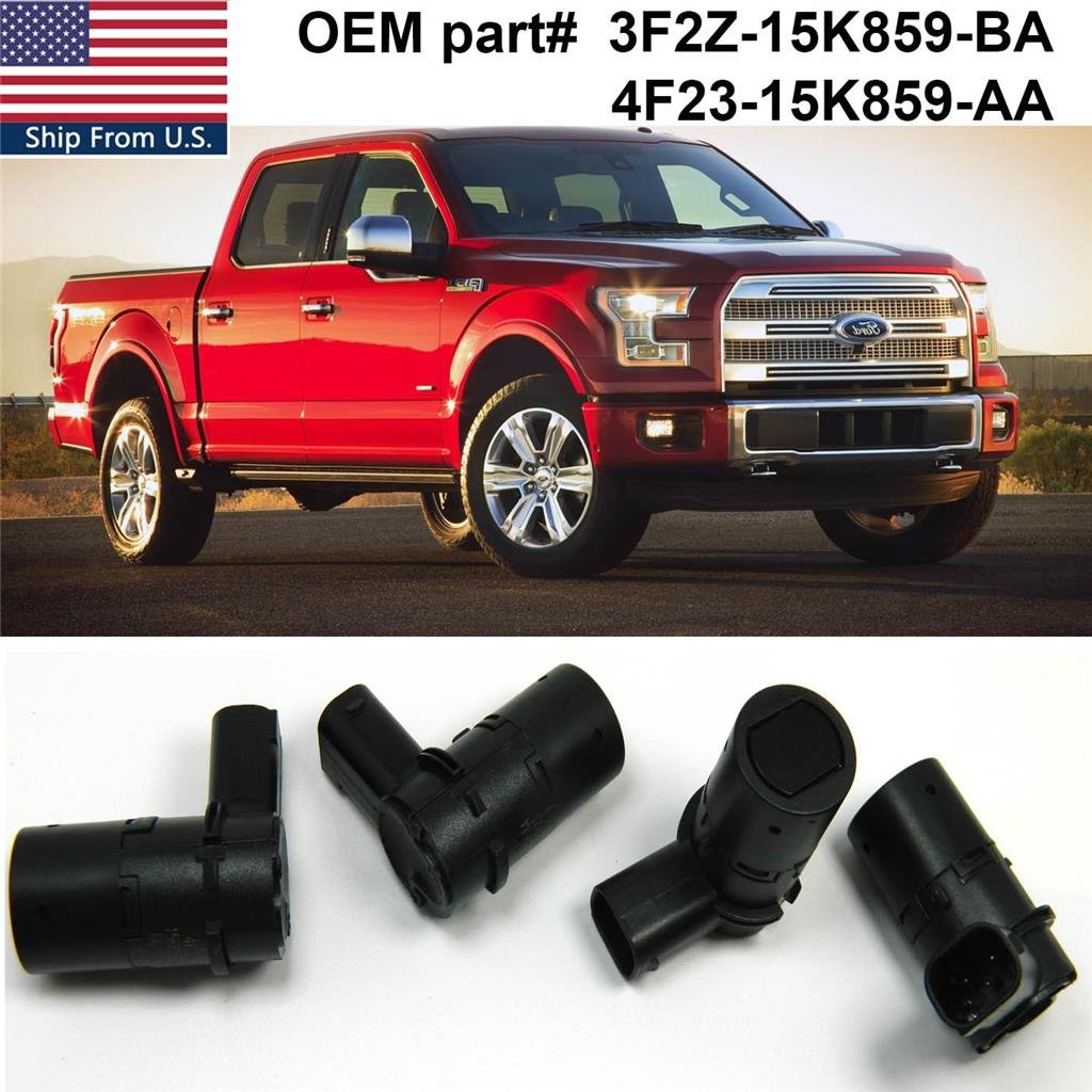 4x Backup Parking Assist Radar Sensors For Ford F150 F250 F350 Explorer Mercury