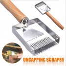 New Stainless Steel Bee Hive Uncapping Honey Fork Scraper Shovel Beekeeping Tool