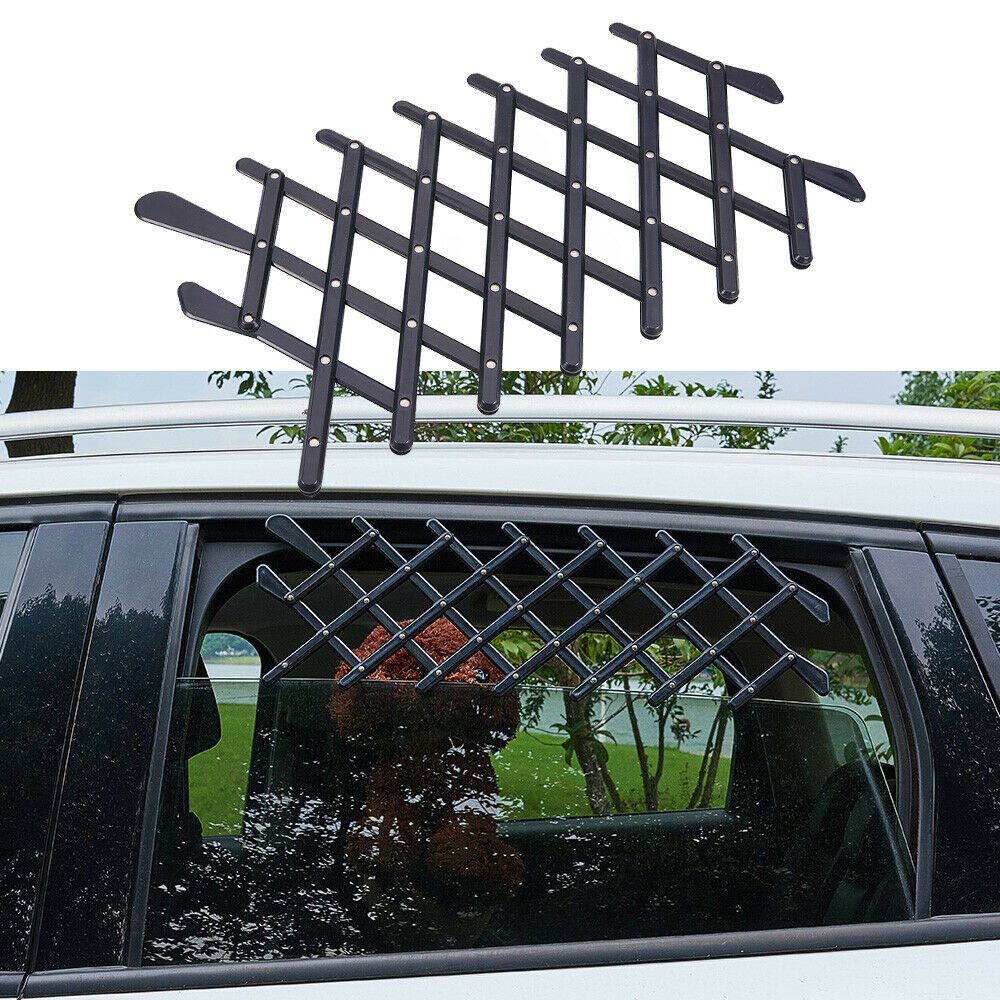 Universal Pet Car Window Vent Safe Guard For Dog Protection Travel Vehicle