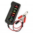 12V Digital Battery Load Tester 6 LED Lights Battery Analyzer Alternator Diagnos